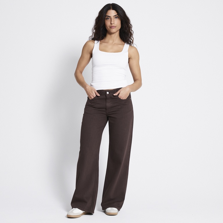 Mid waist wide jeans "Optiwide"